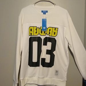 Adidas white Winter Crew sweatshirt